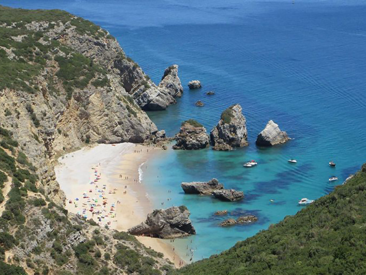 Arrábida natural park coastline